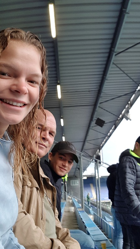 Daphne, Nevin en Jaap Zonnevijlle bij Pec Zwolle